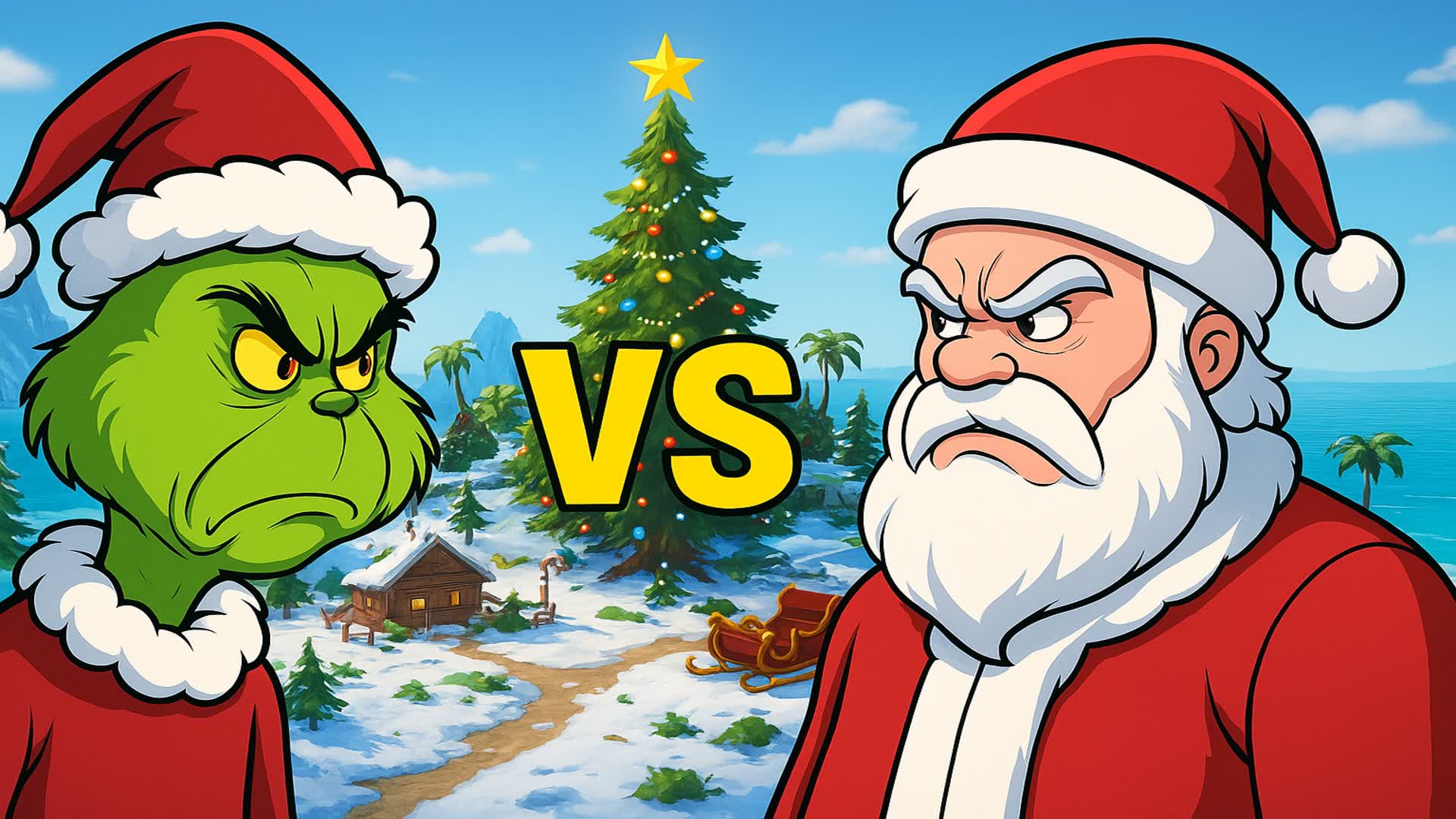 Grinch vs Santa