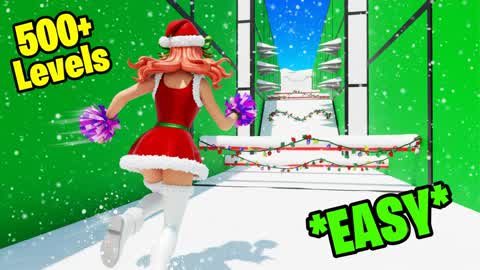 ❄️ SNOWY ICE OMEGA PARKOUR 500+CHRISTMAS