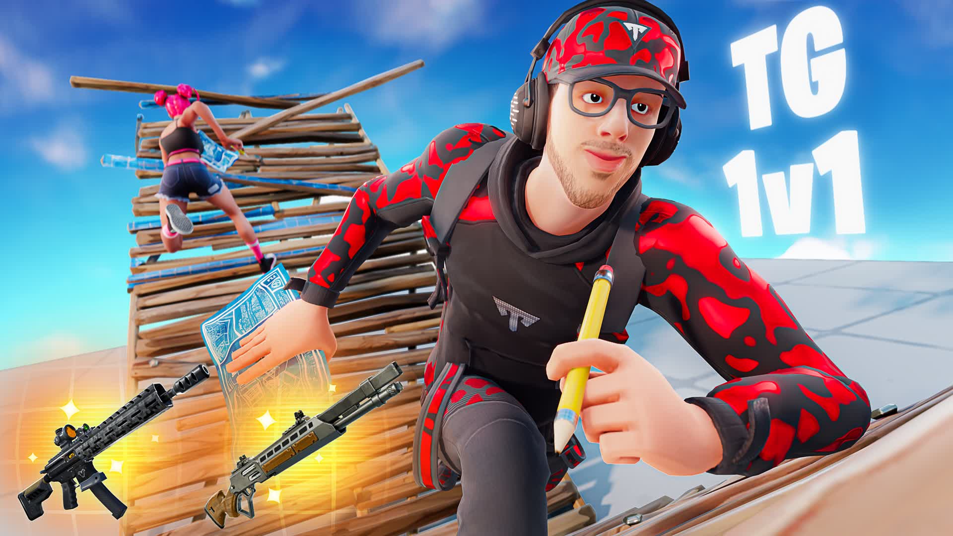 TG 1V1 BUILD FIGHTS! (200 PUMPS)