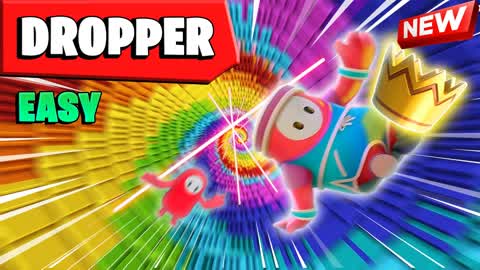 🌈Dropper Challenge Fall Guys👑