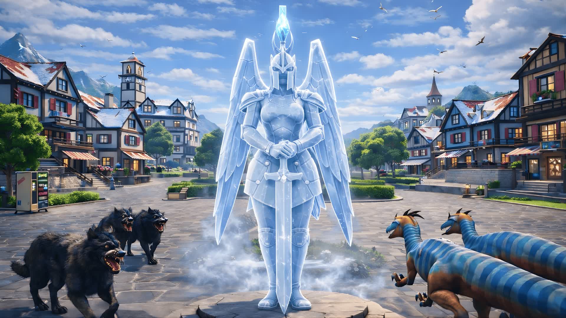 レジェンドの像