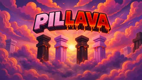 Pillars and lava