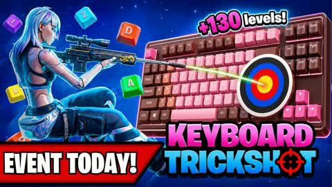 SNIPER KEYBOARD TRICK SHOT PARKOUR🎯 — Fortnite Creative Insel