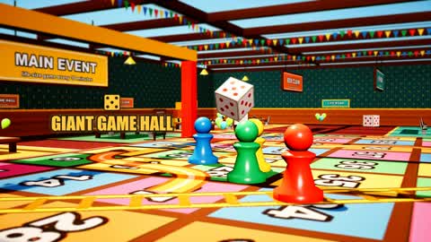 Giant Game Hall: 12 Board Games