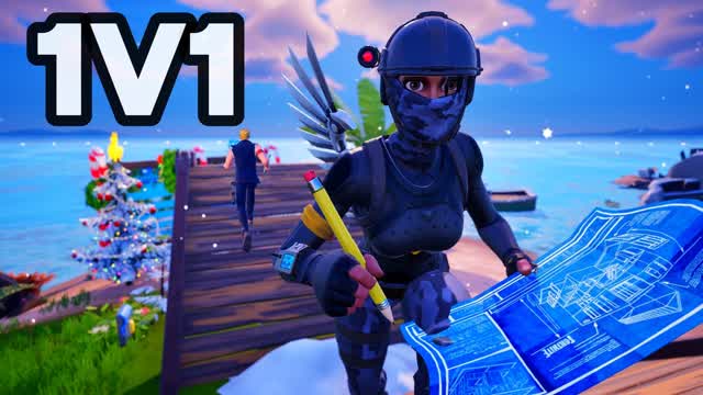 1v1 - Tropical  build fight