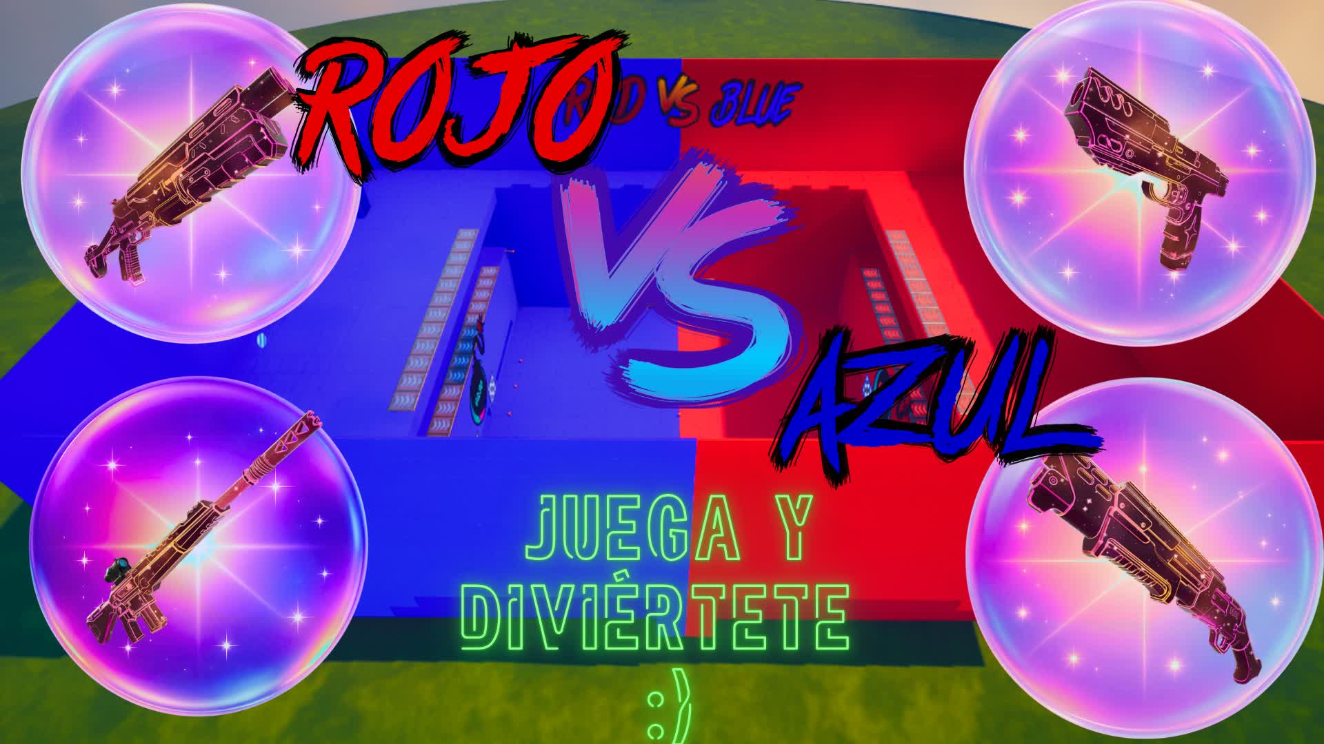 🔵 青対赤 🔴🔵 もう一つの一般的なマップ 🔴