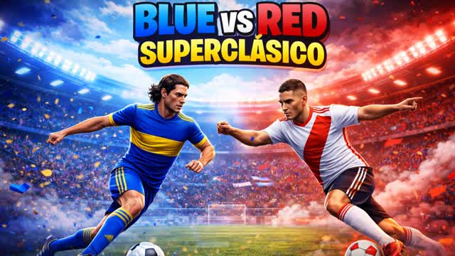 Blue vs Red | Futbol Soccer Rivals
