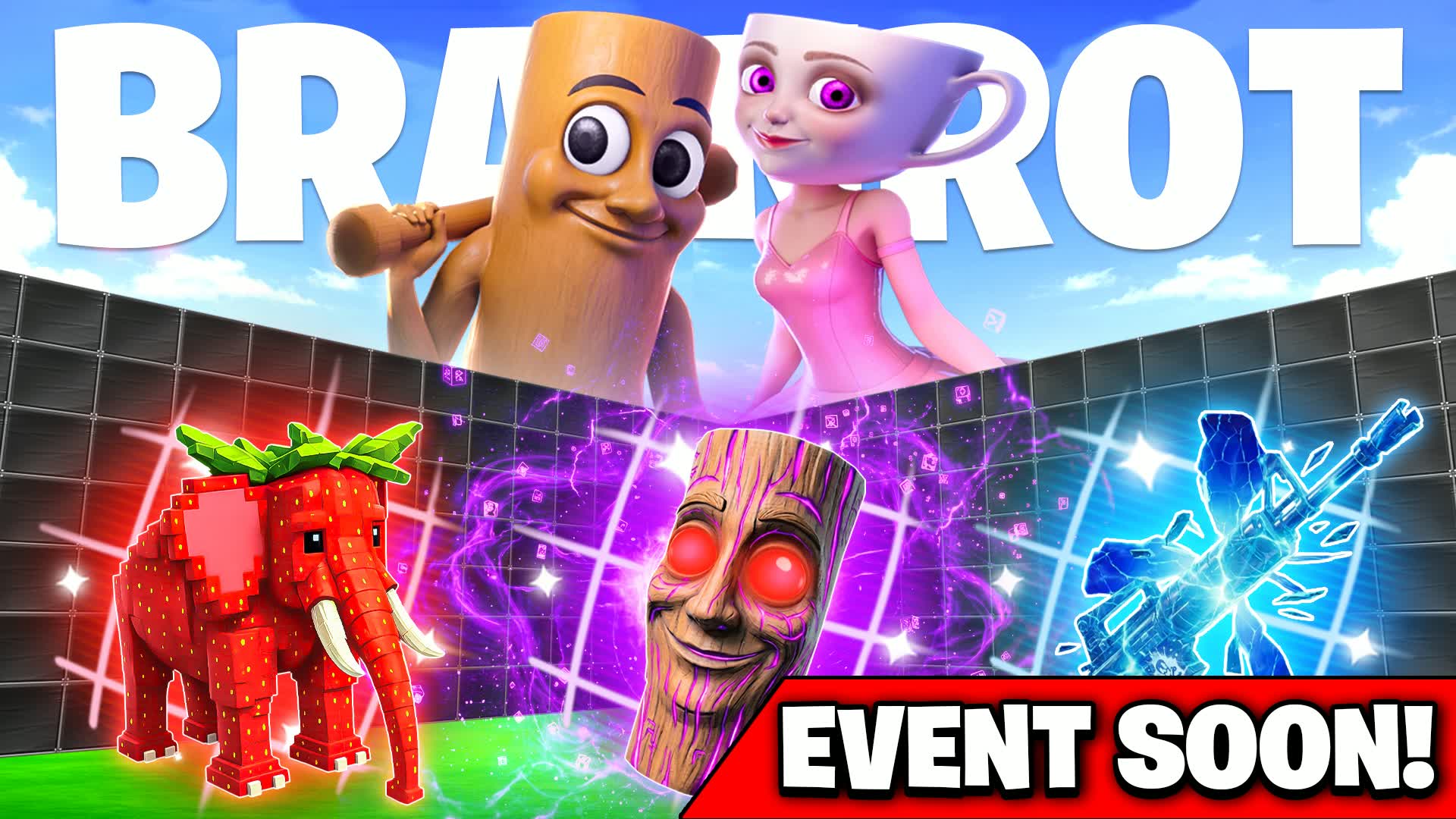 ブレインロット 1v1 自由対戦 - 武器と乗り物すべて