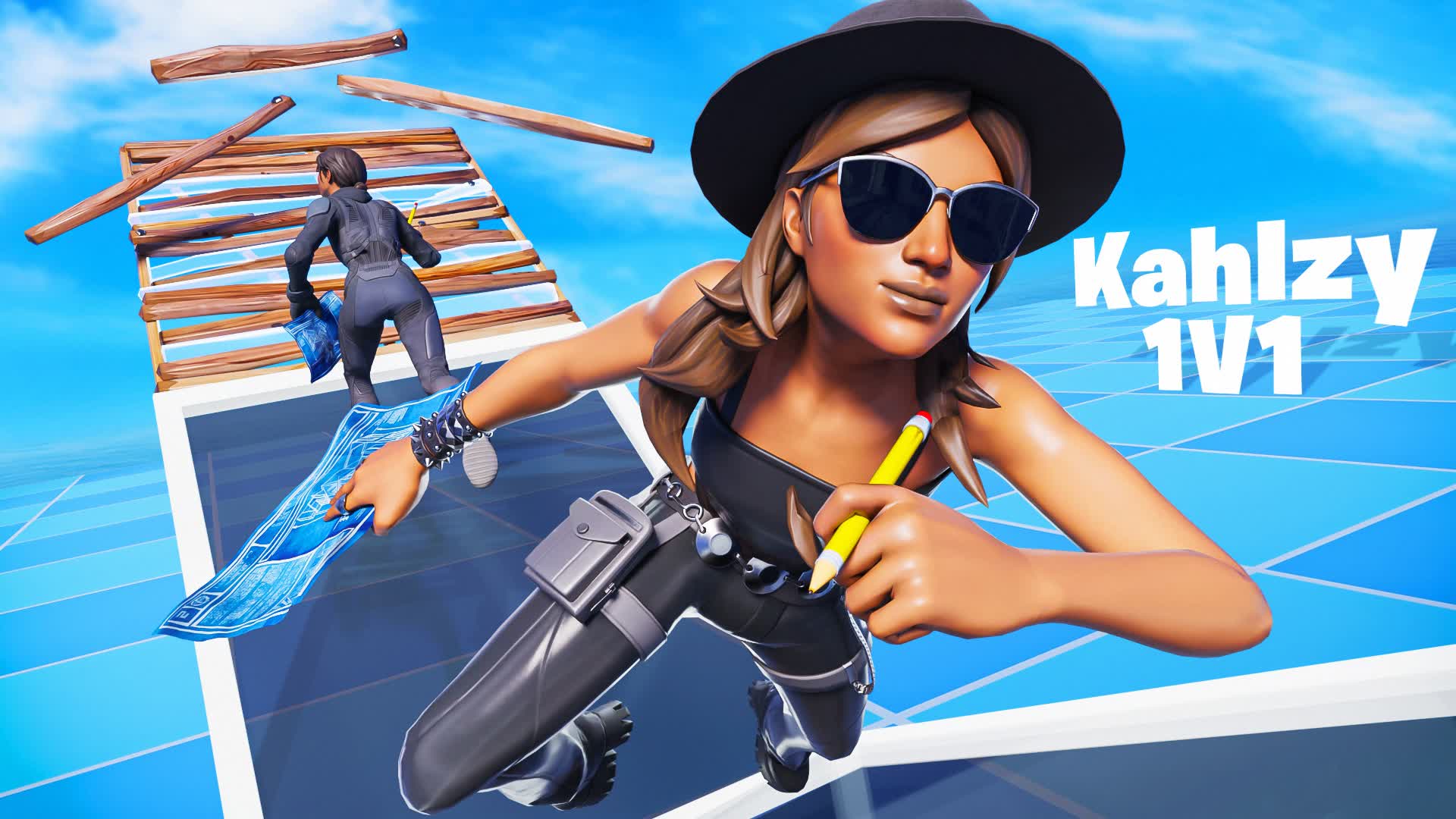 Kahlzyの1対1建築バトル (200ポンプ)