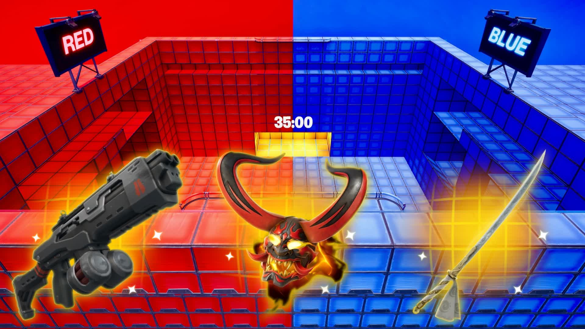 BLUE VS RED 🔵🔴 9410-7928-6713 by wrld999 - Fortnite Creative Map Code ...