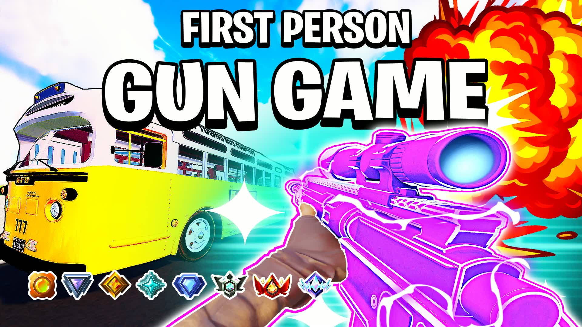 ⭐️ FIRST PERSON GUN GAME - NUKE 🔫