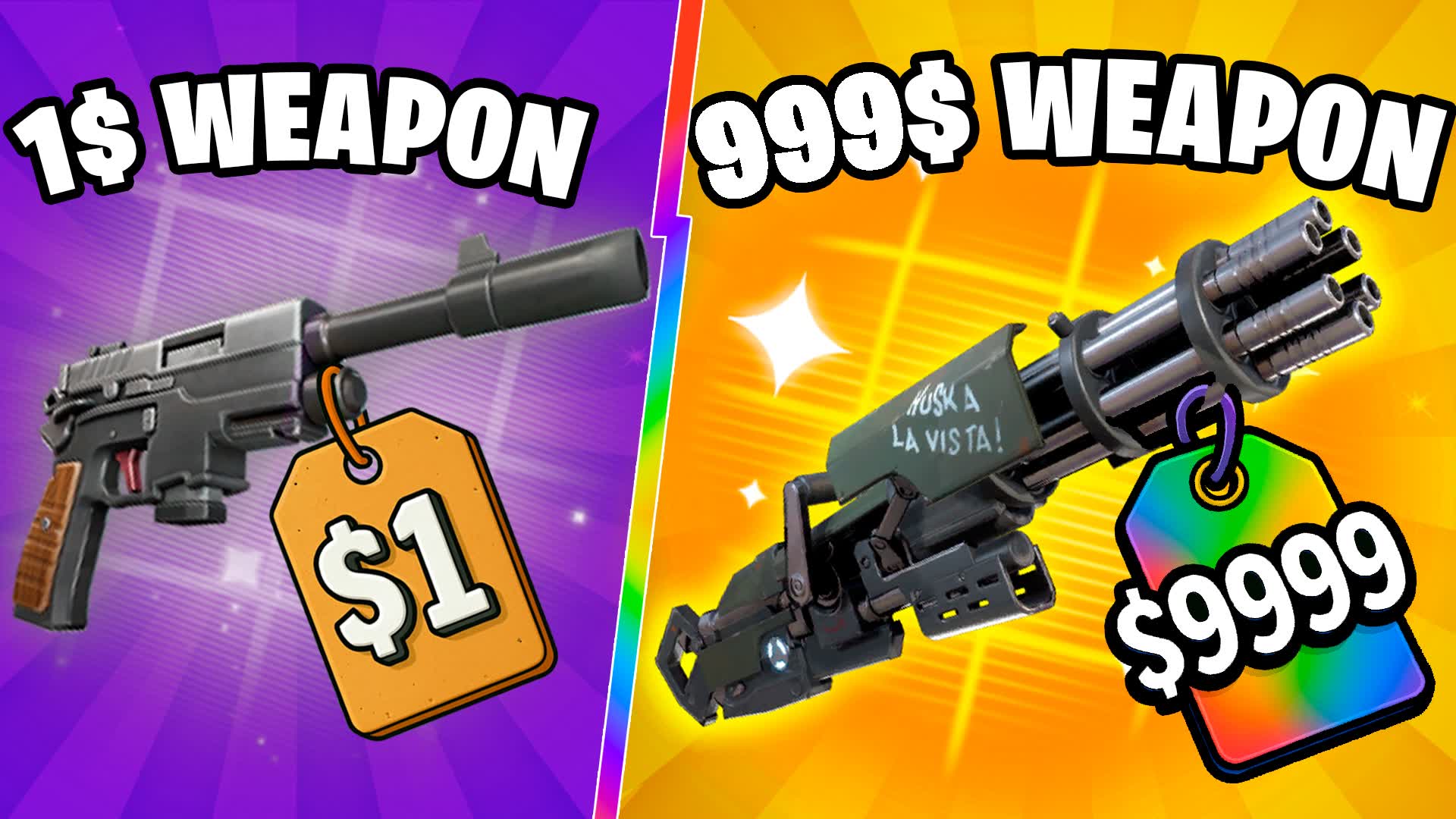 🏝️GUN GAME SUMMER🏝️ONE HP MEME❤️