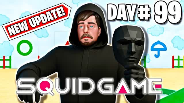 Capture 1 – 100 DAYS IN SQUID GAMES 🦑 FIRST PERSON