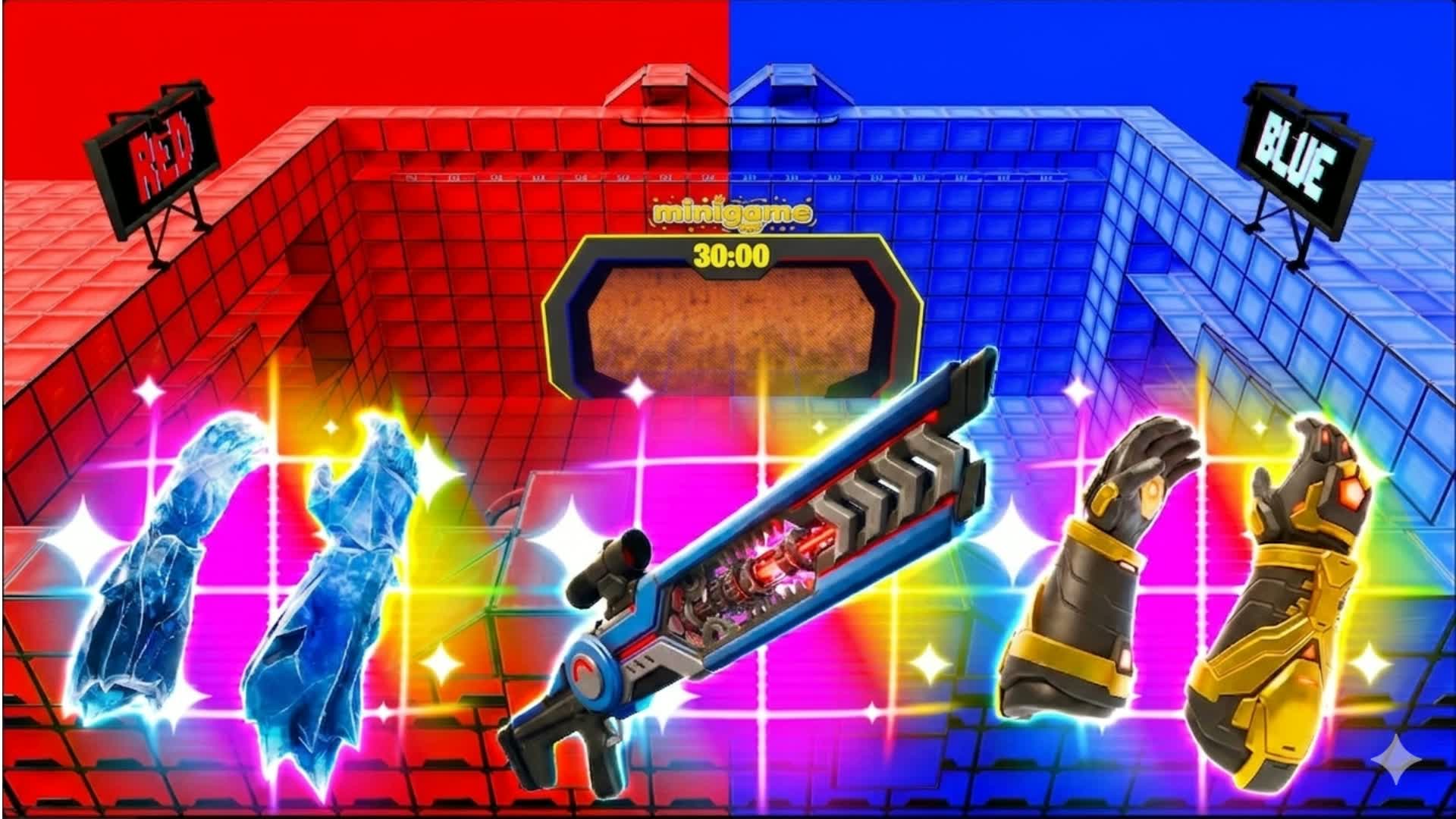 ULTIMATE 🔴  RED VS BLUE 🔵 MINIGAME