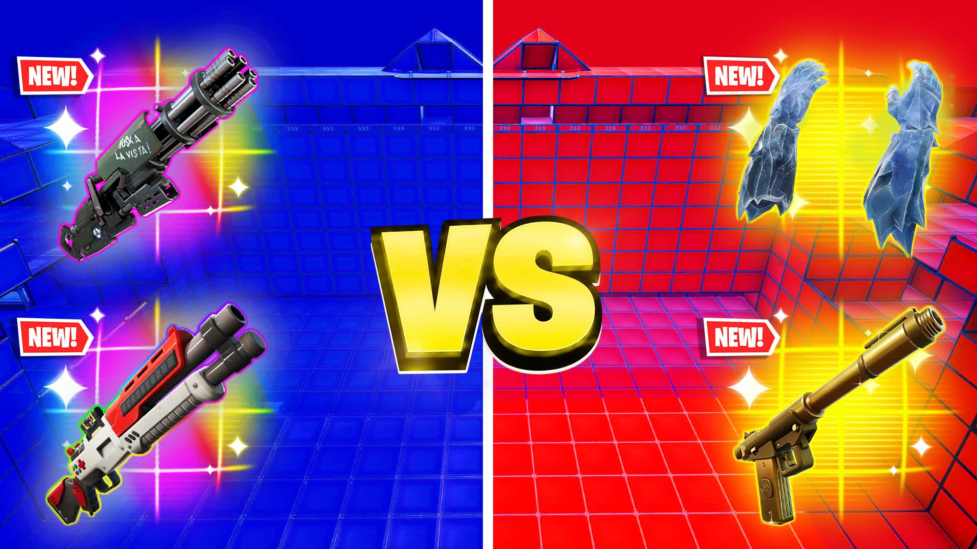 EXTREME RED VS BLUE 🔴🔵