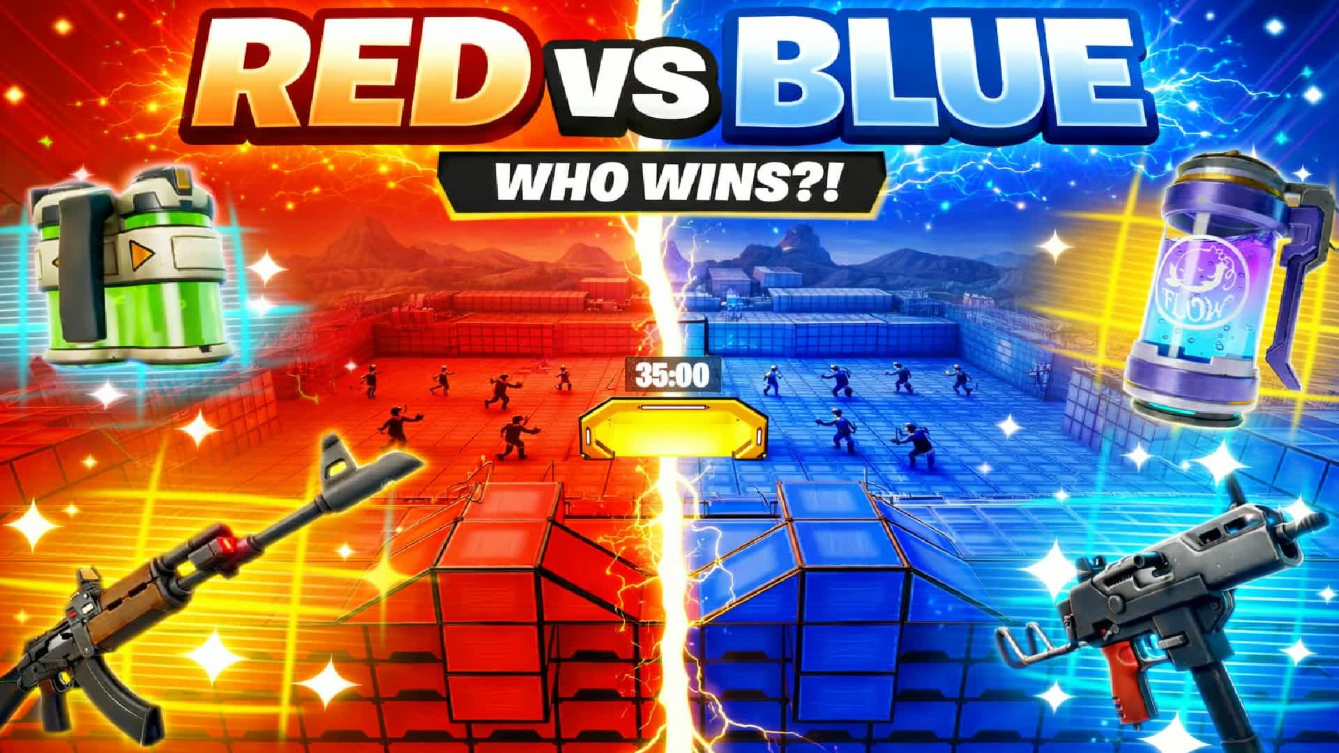 BRAIN RED VS BLUE 🔴🔵