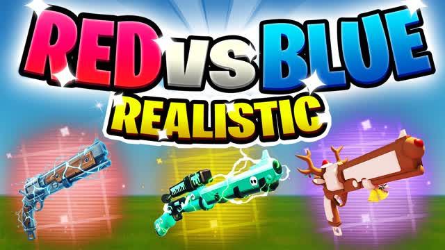 🔵RED VS BLUE REALISTIC🔴