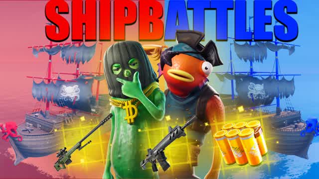 SHIP 🔴RED VS BLUE🔵 BATTLES DEATHMATCH⚓