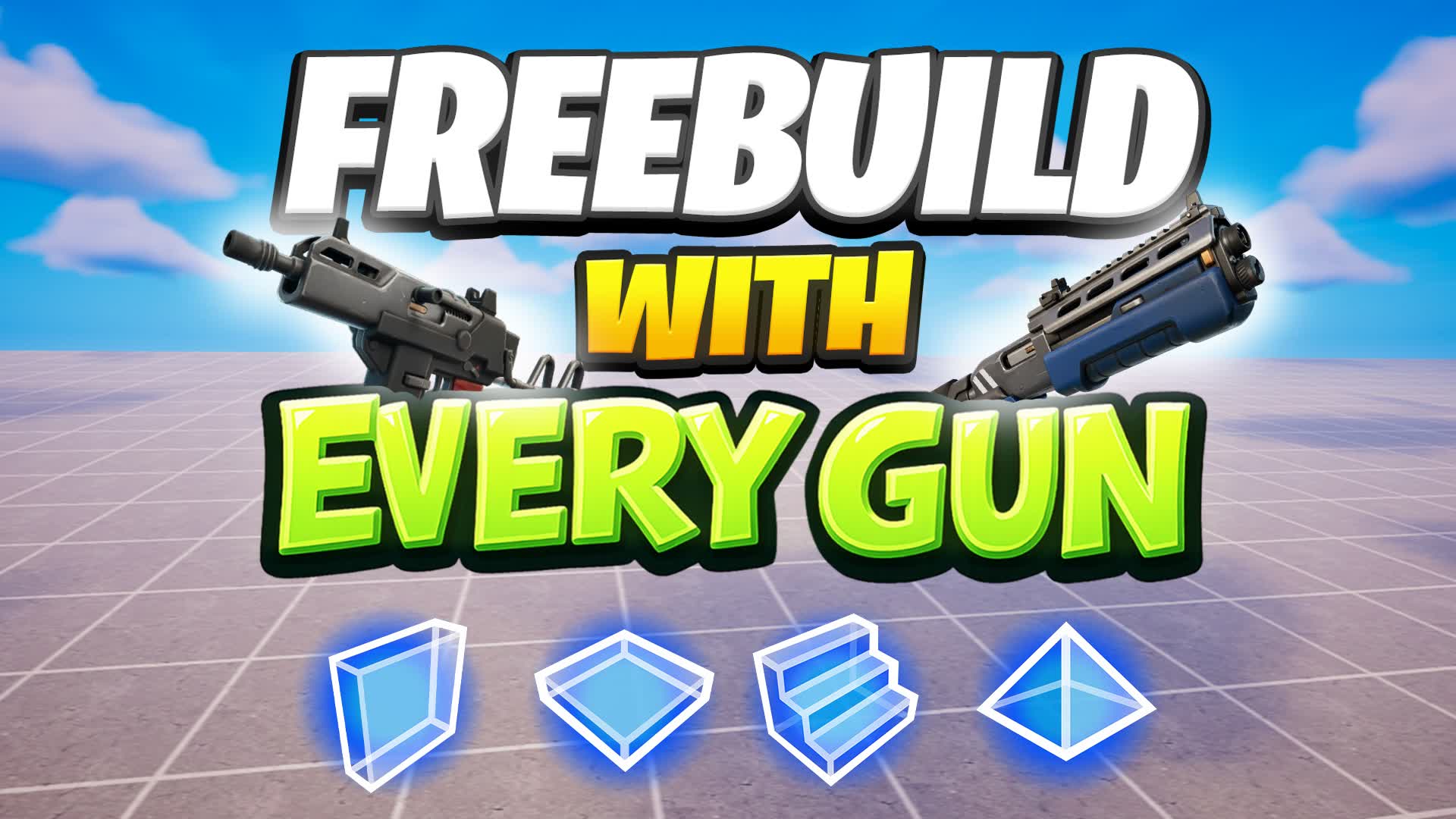 FREEBUILD 1v1v1 ( AIM + EDIT + PIECE )