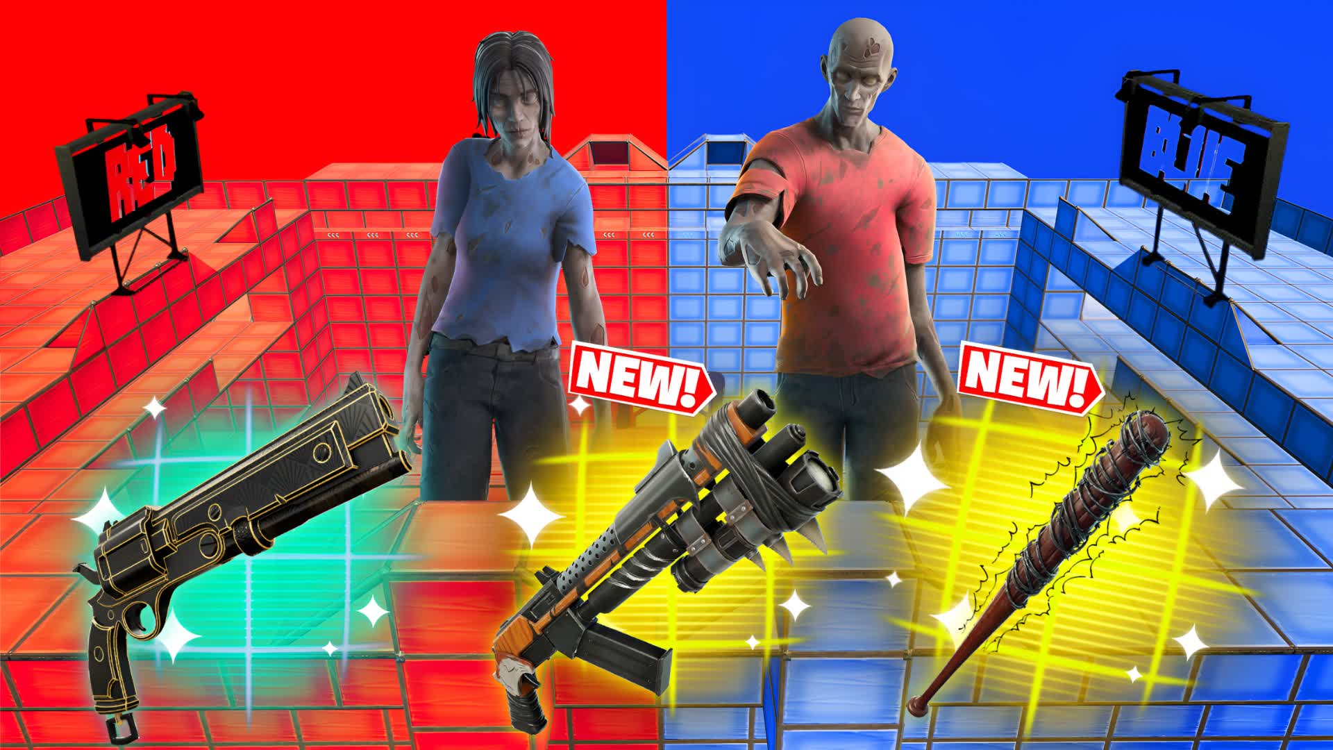 CRAZY RED VS BLUE🔴🔵