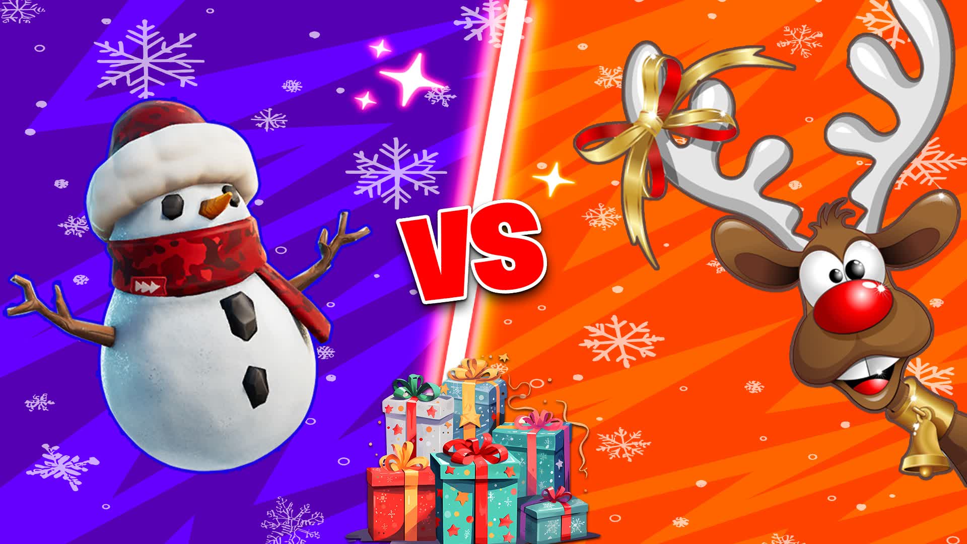 WINTER RED VS BLUE ❄️ SUPER FUN ☃️