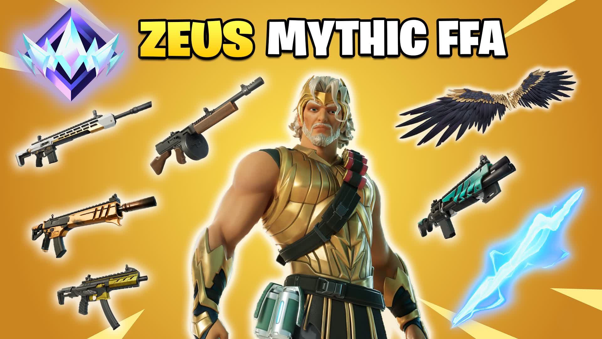 ZEUS MYTHIC FFA RANKED 996078643539 by trialarcher Fortnite