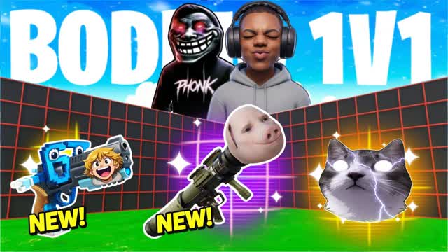 MEGA BODRIO 1V1 FREE FOR ALL - ALL GUNS