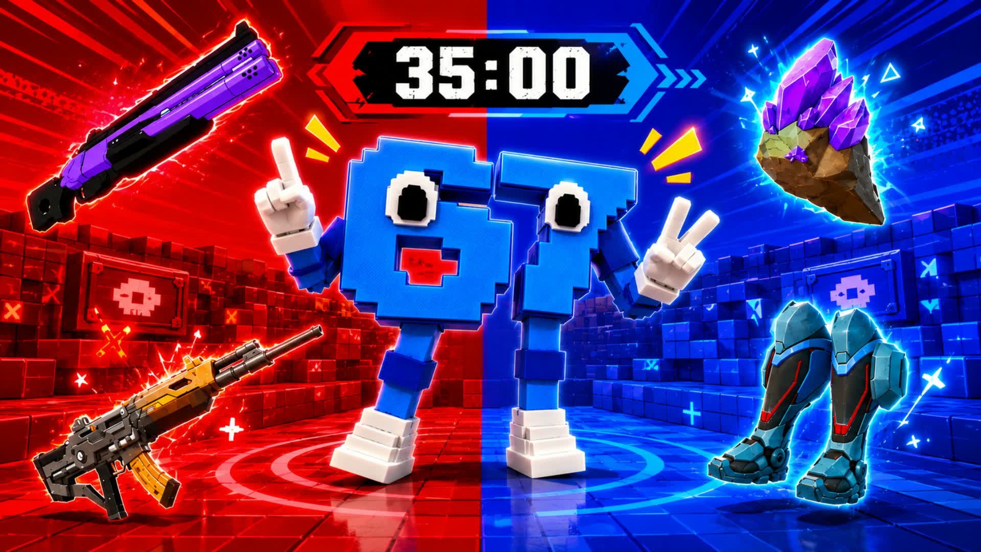 EXTREME - 🔴RED VS BLUE🔵