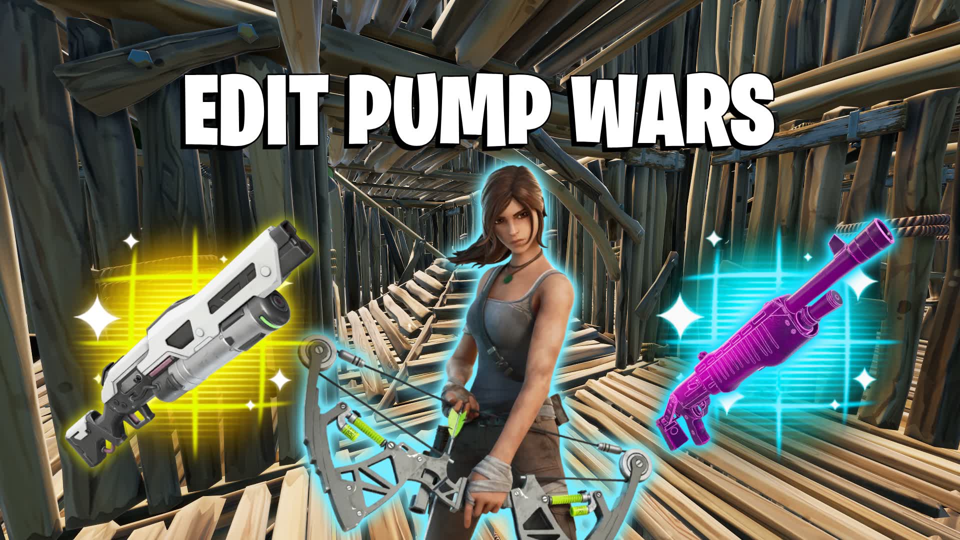 📝Lara Croft Edit Pump Wars📝