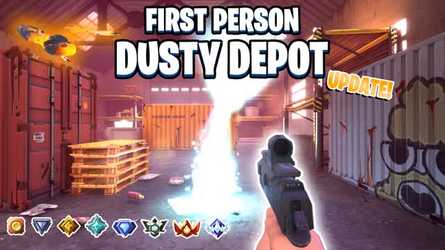FIRST PERSON GUN GAME 🔫 DUSTY DEPOT 📦