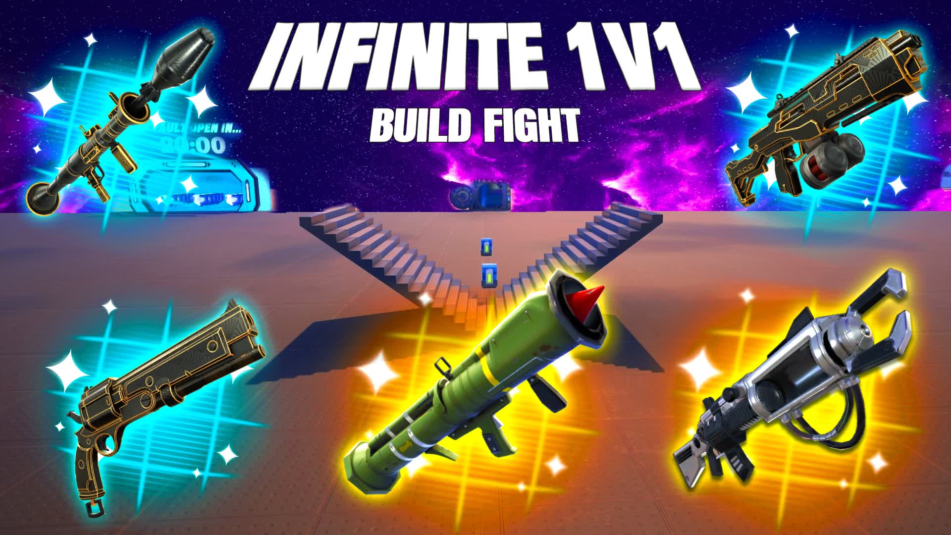 THE INFINITE 1V1 Build Fights⭐