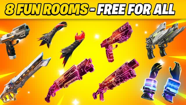 8 Fun Rooms FFA Chill Slide Bots All Gun