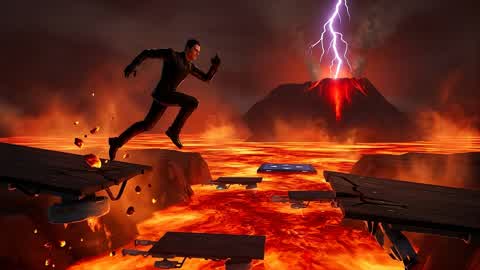 DON'T FALL - LAVA RUN 🔥