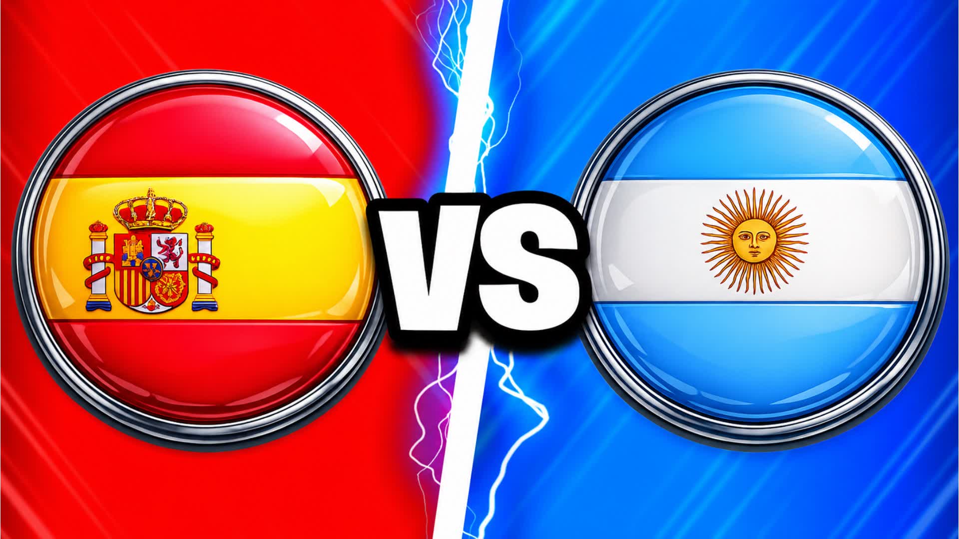 🇪🇸 SPAIN VS ARGENTINA 🇦🇷RED VS BLUE