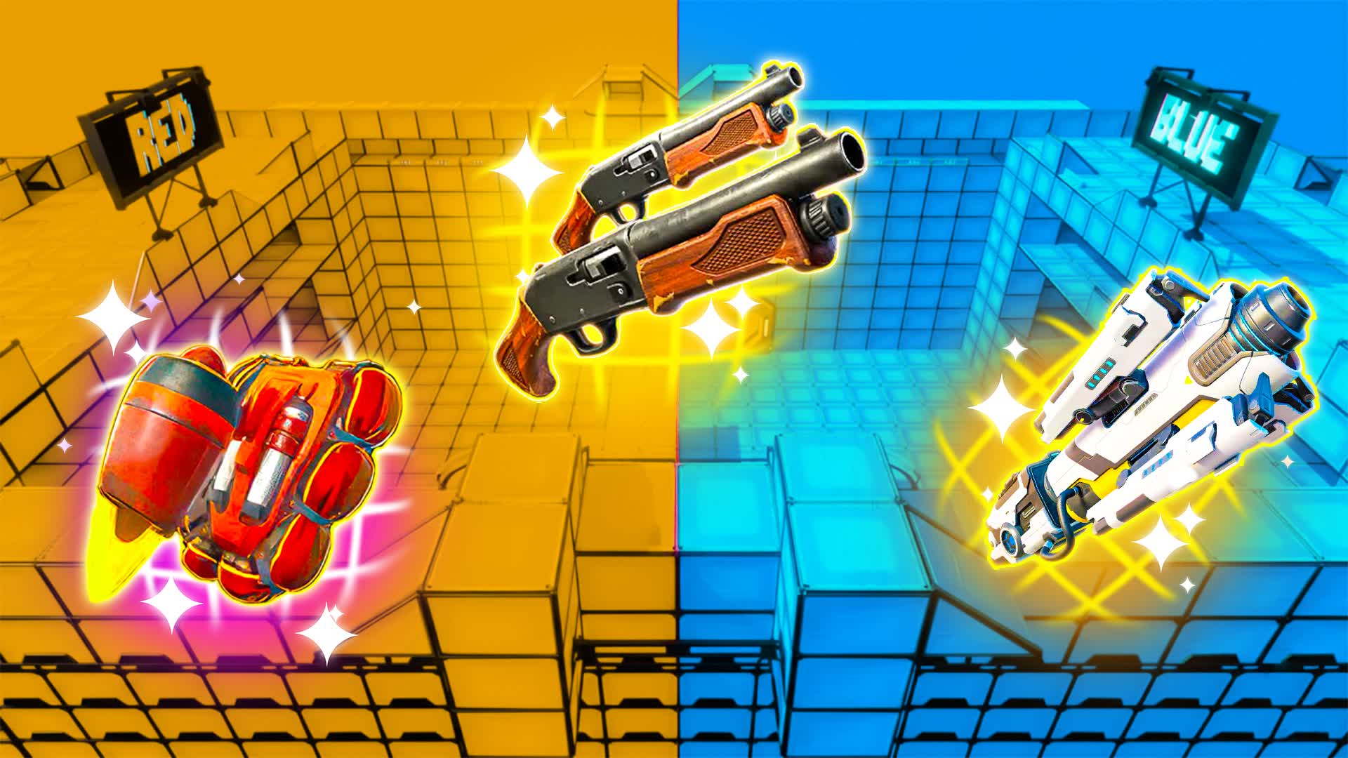 🌈KPOP NEW WEAPONS👹RED VS BLUE🔴🔵
