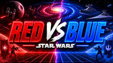 🔥 RED VS BLUE ⭐ Star Wars Battle