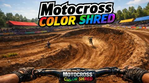 Motocross color shred