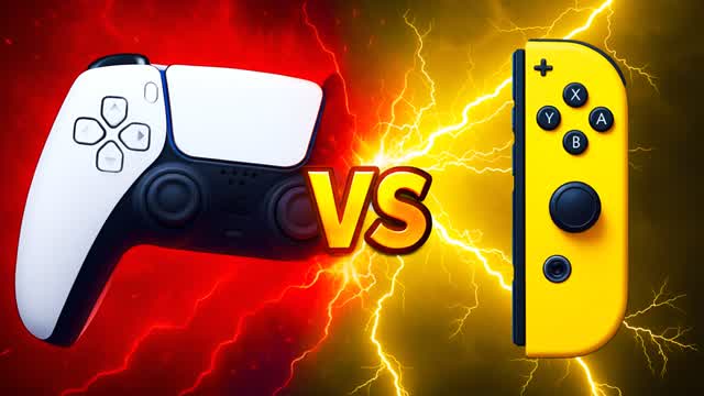 JOYCON VS DUALSENSE 🔴 RED VS YELLOW 🟡