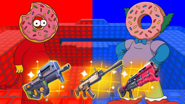 SUPER DONUTS RED VS BLUE 🔴🔵