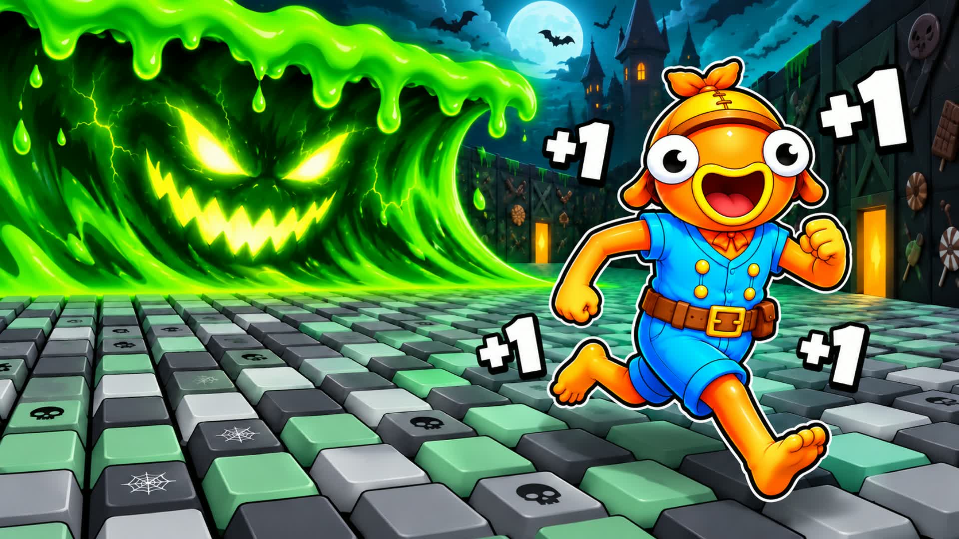 +1 Speed Keyboard Tsunami Horror Escape