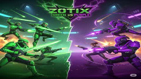 Green vs Purple