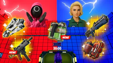 RED VS BLUE 🔴🔵 SQUID MINIGAME 🦑