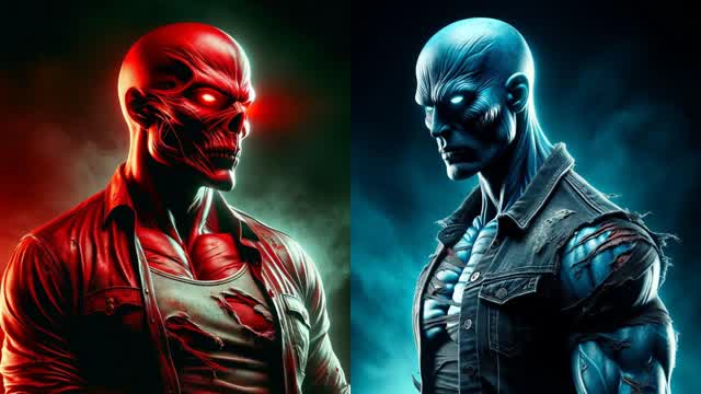 đ§âââCRAZY ZOMBIE RED VS BLUEđŽđ”