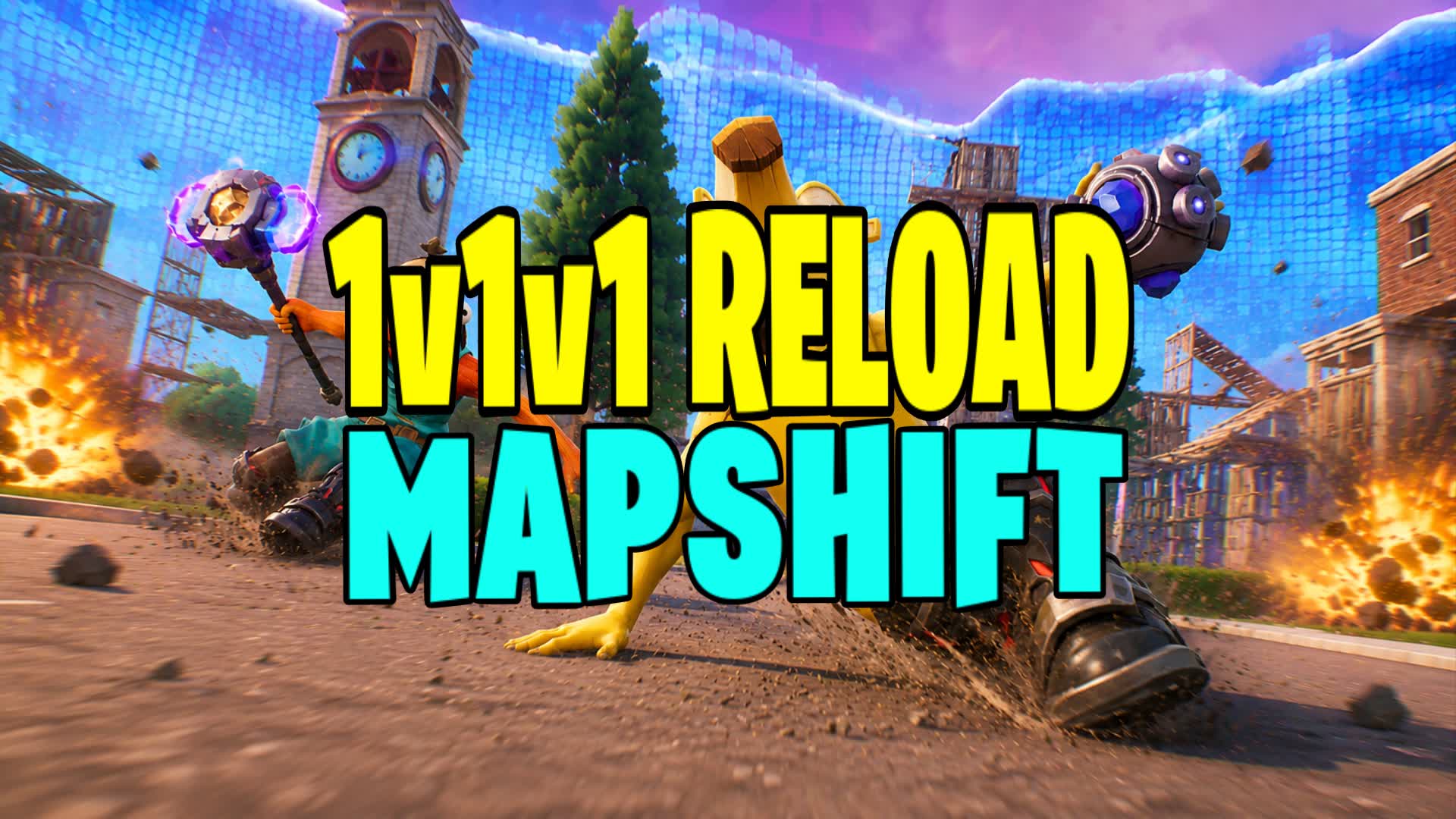 MAPSHIFT FFA：1対1対1対1リロード（4マップ）