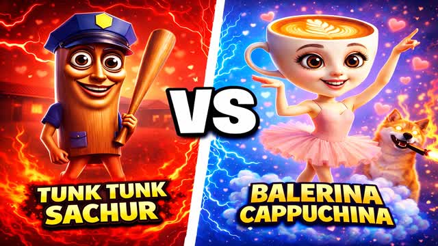 TUNK TUNK SACHUR vs BALERINA CAPUCHINA|
