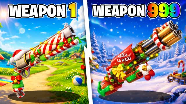 BEST CHRISTMAS 🎄 GUN GAME 🔫 ONE SHOT🎯