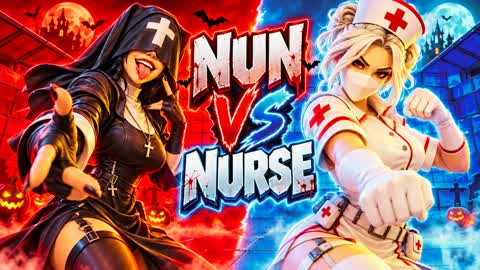 NUN VS NURSE RVB 🔴🔵
