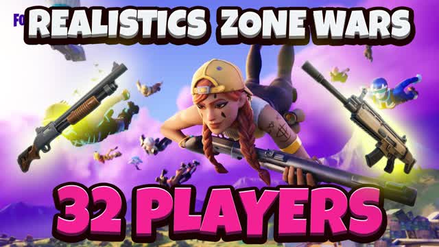 REALISTICS ZONE WARS (32 PLAYERS SOLO)