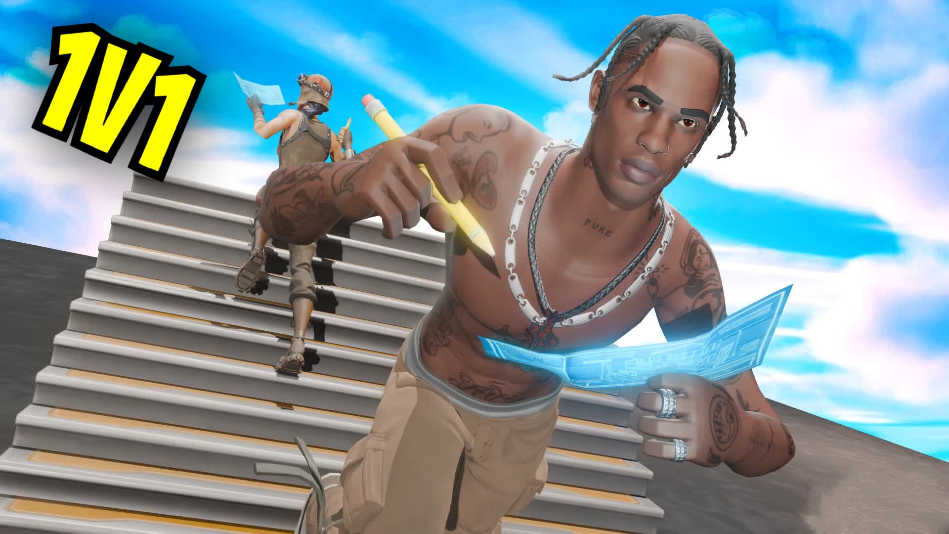 SHARKFIN 1V1 BUILD FIGHTS (200 PUMP)