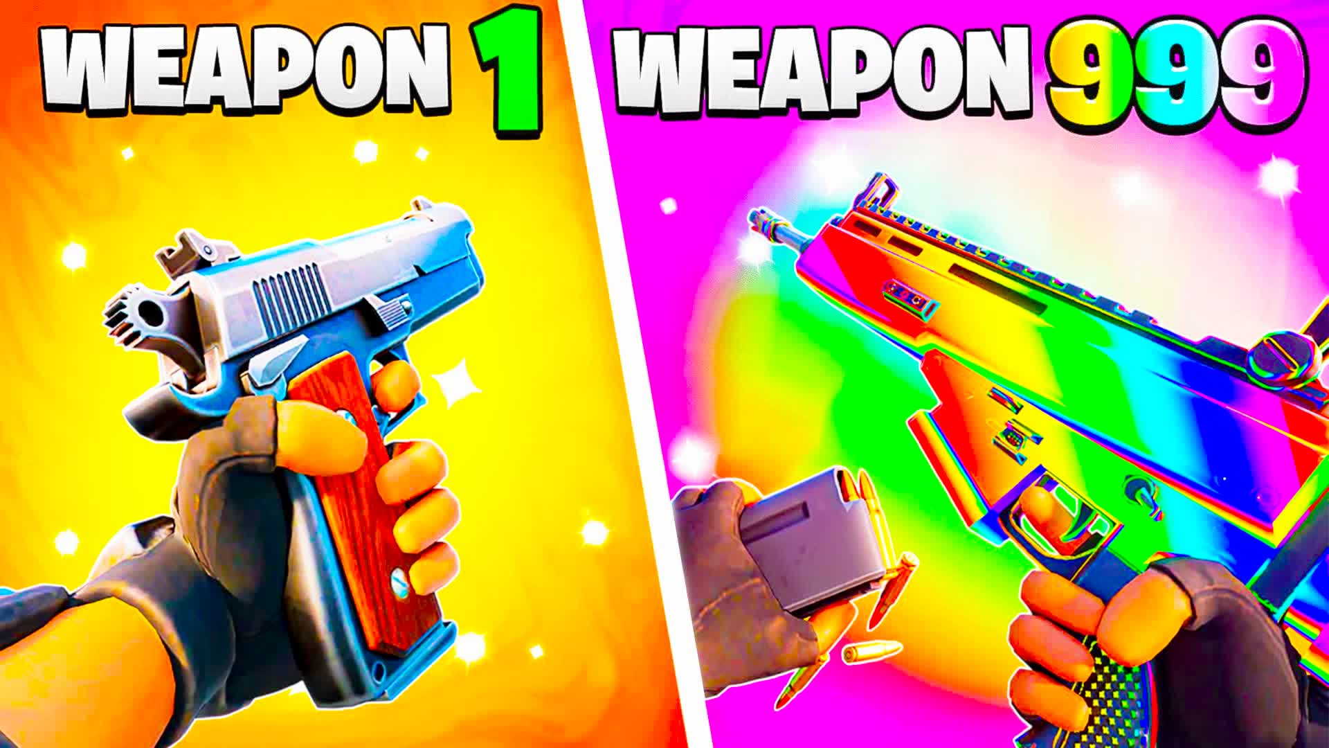 CRAZY CHAOS GUN GAME 🔫 FIRST PERSON 🎯